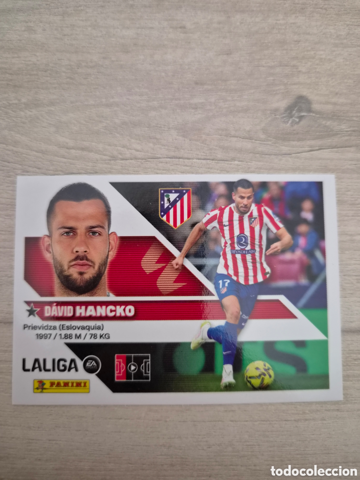 Cromos de f&uacute;tbol: N&deg;9 Atl&eacute;tico de Madrid Hancko Liga Este 26/27