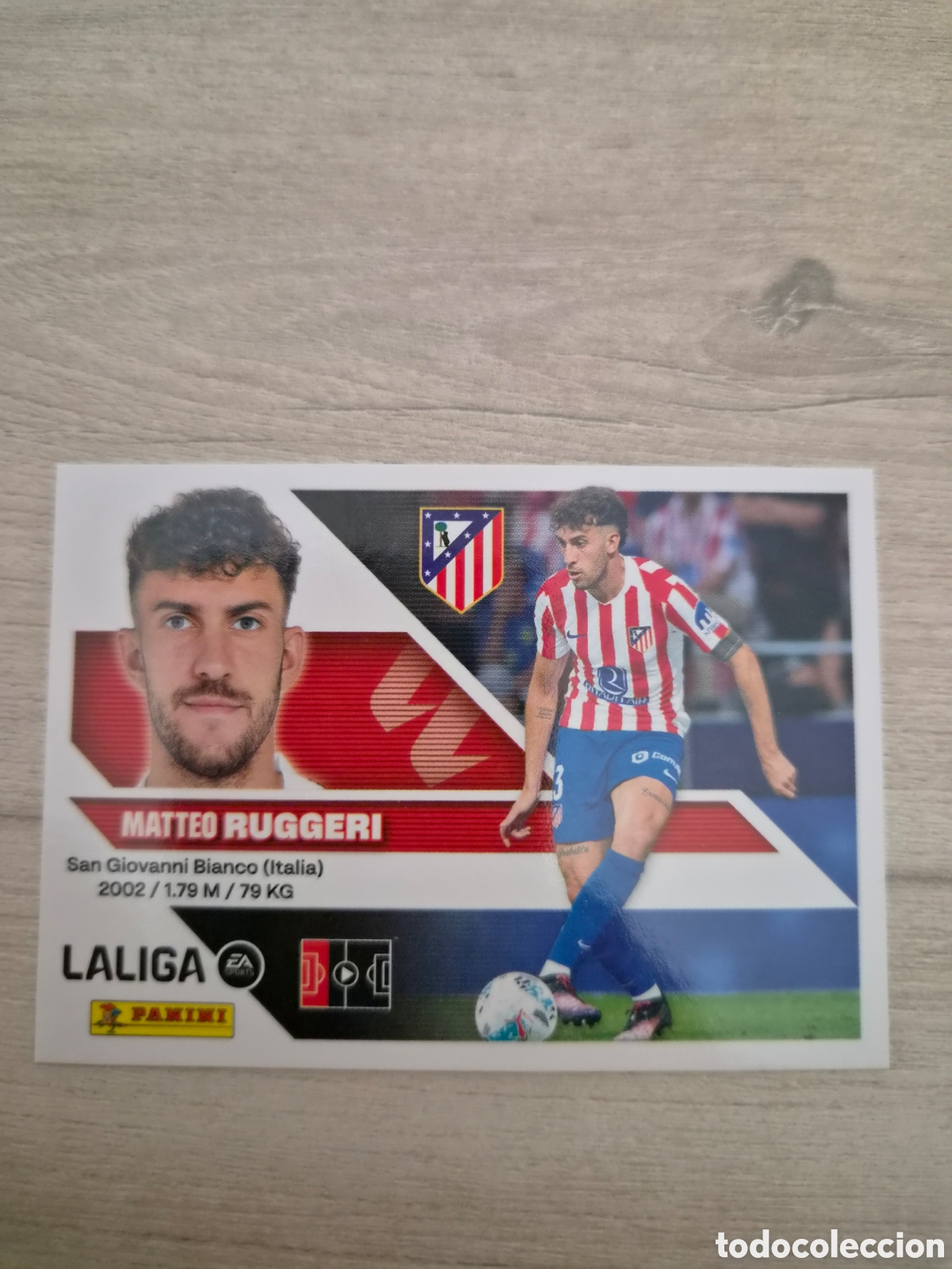 Cromos de f&uacute;tbol: N&deg;10 Atl&eacute;tico de Madrid Ruggeri Liga Este 26/27