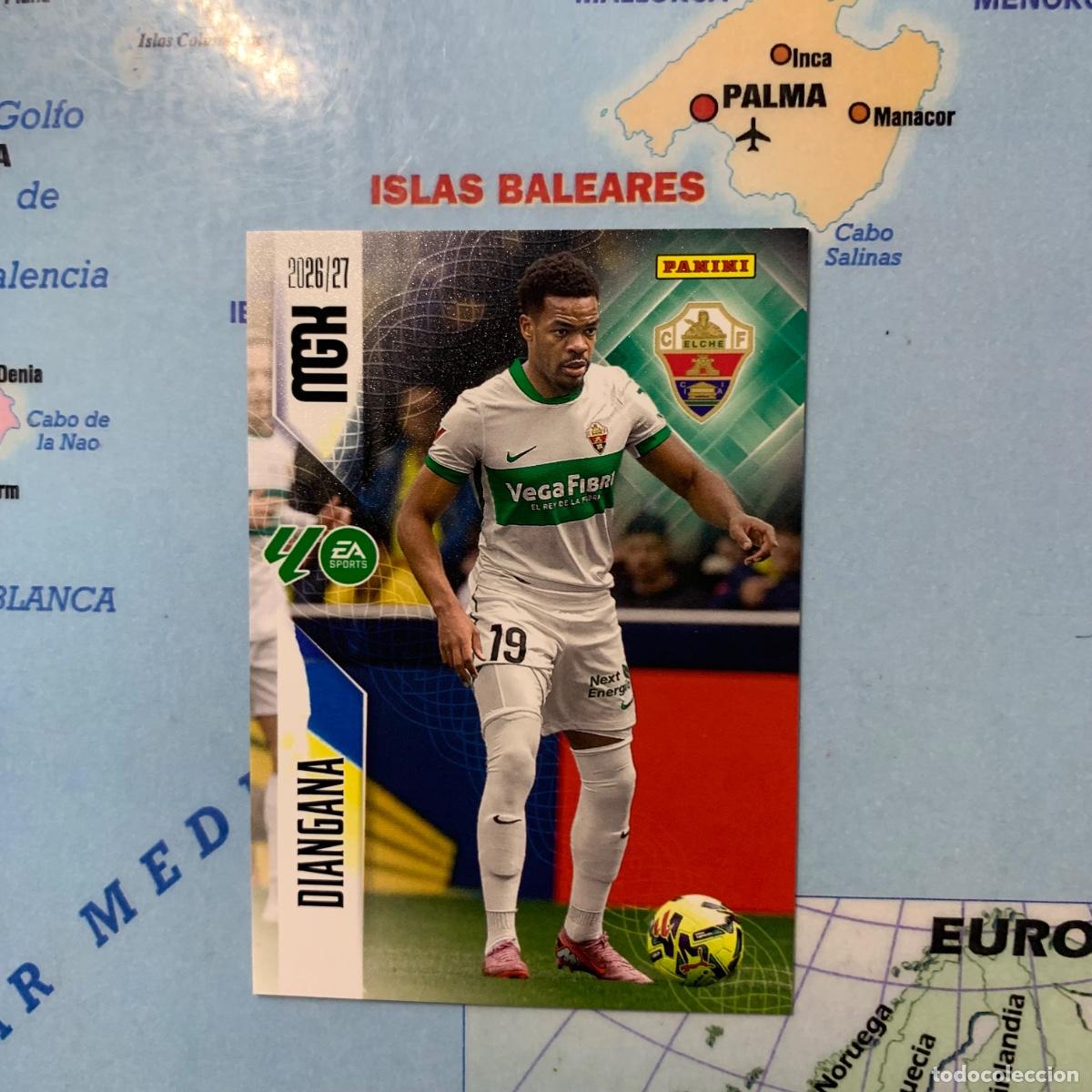 Cromos de f&uacute;tbol: Diangana n&uacute;mero 160 del Elche megacracks 26-27 2026-2027