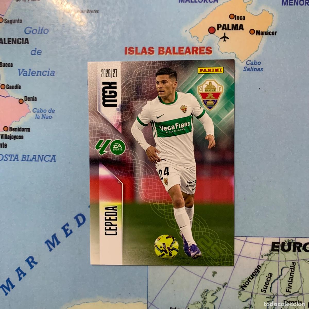 Cromos de f&uacute;tbol: Cepeda n&uacute;mero 162 del Elche megacracks 26-27 2026-2027