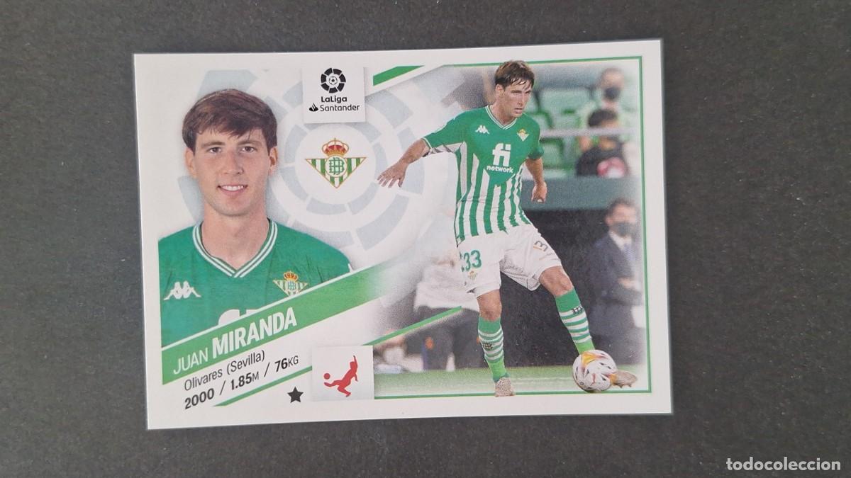 Cromos de f&uacute;tbol: L1 MIRANDA REAL BETIS BALOMPIE LIGA ESTE 2022 2023 22 23 NUNCA PEGADO SIN PEGAR