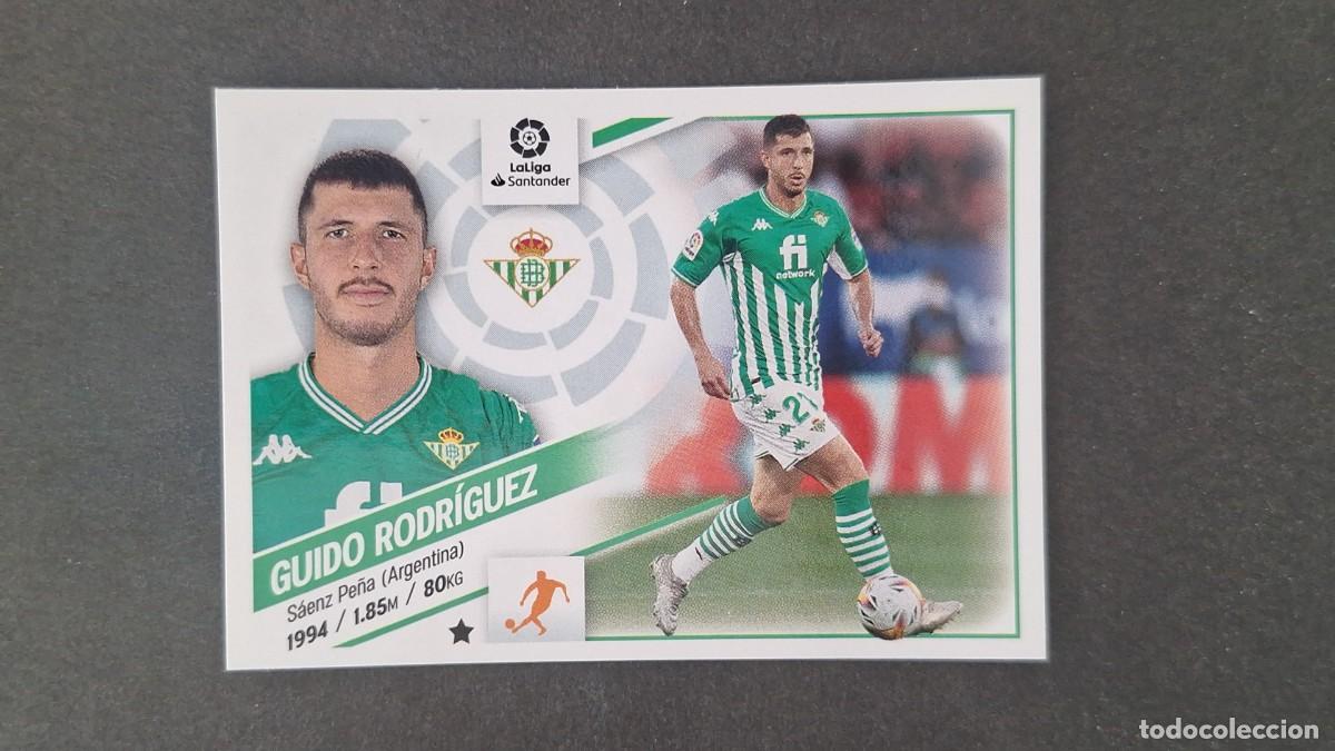 Cromos de f&uacute;tbol: L1 GUIDO RODRIGUEZ REAL BETIS BALOMPIE LIGA ESTE 2022 2023 22 23 NUNCA PEGADO SIN PEGAR
