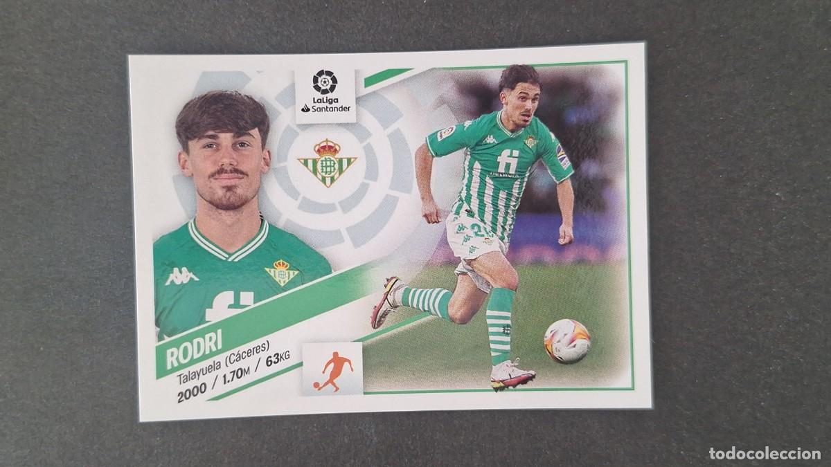 Fu&szlig;ball-Sticker: L1 RODRI REAL BETIS BALOMPIE LIGA ESTE 2022 2023 22 23 NUNCA PEGADO SIN PEGAR