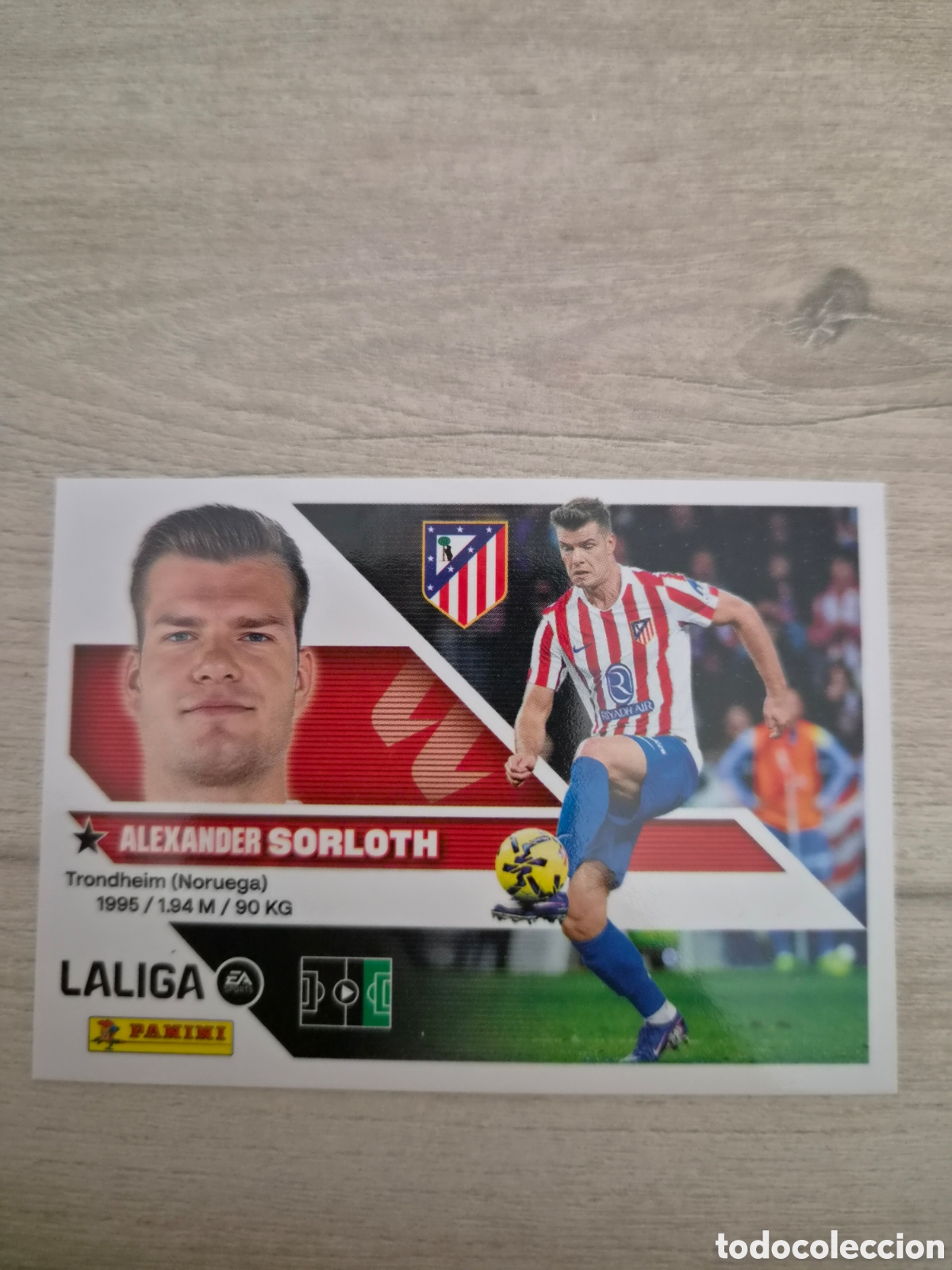 Football Stickers: N&deg;19 Atl&eacute;tico de Madrid Sorloth Liga Este 26/27