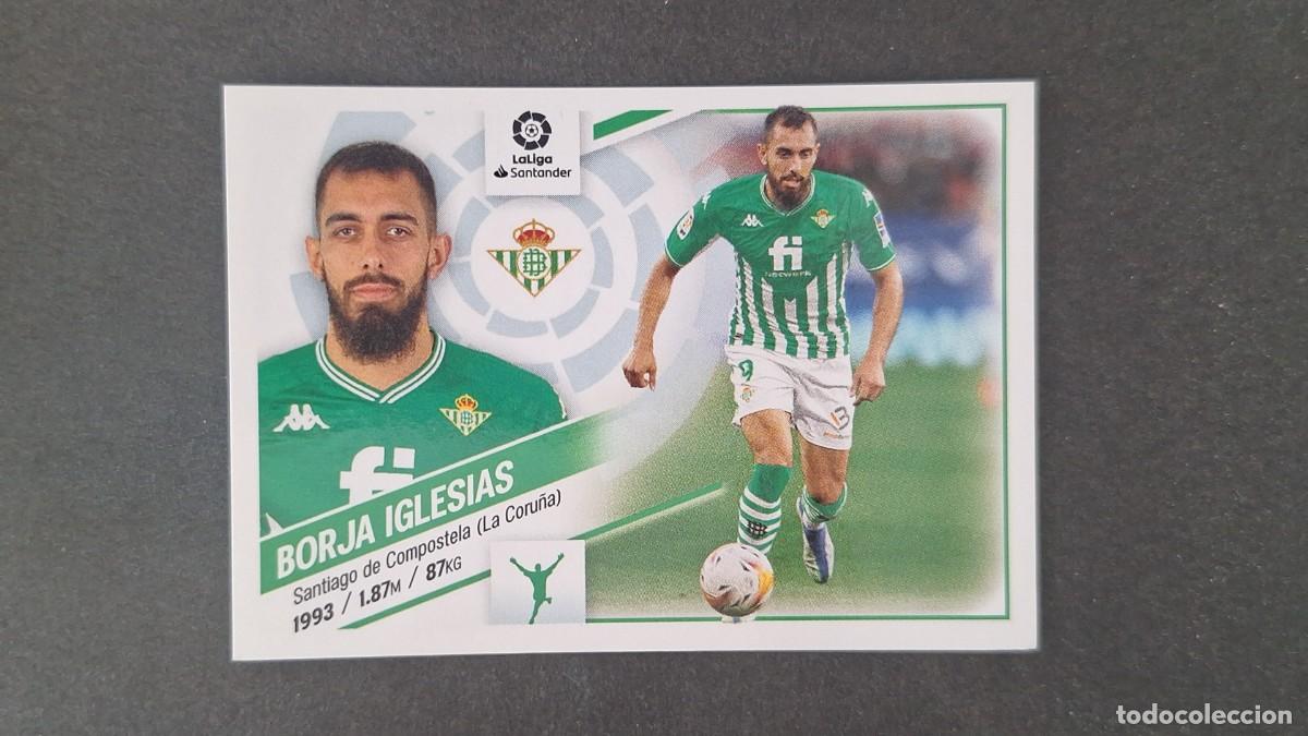 Football Stickers: L1 BORJA IGLESIAS REAL BETIS BALOMPIE LIGA ESTE 2022 2023 22 23 NUNCA PEGADO SIN PEGAR