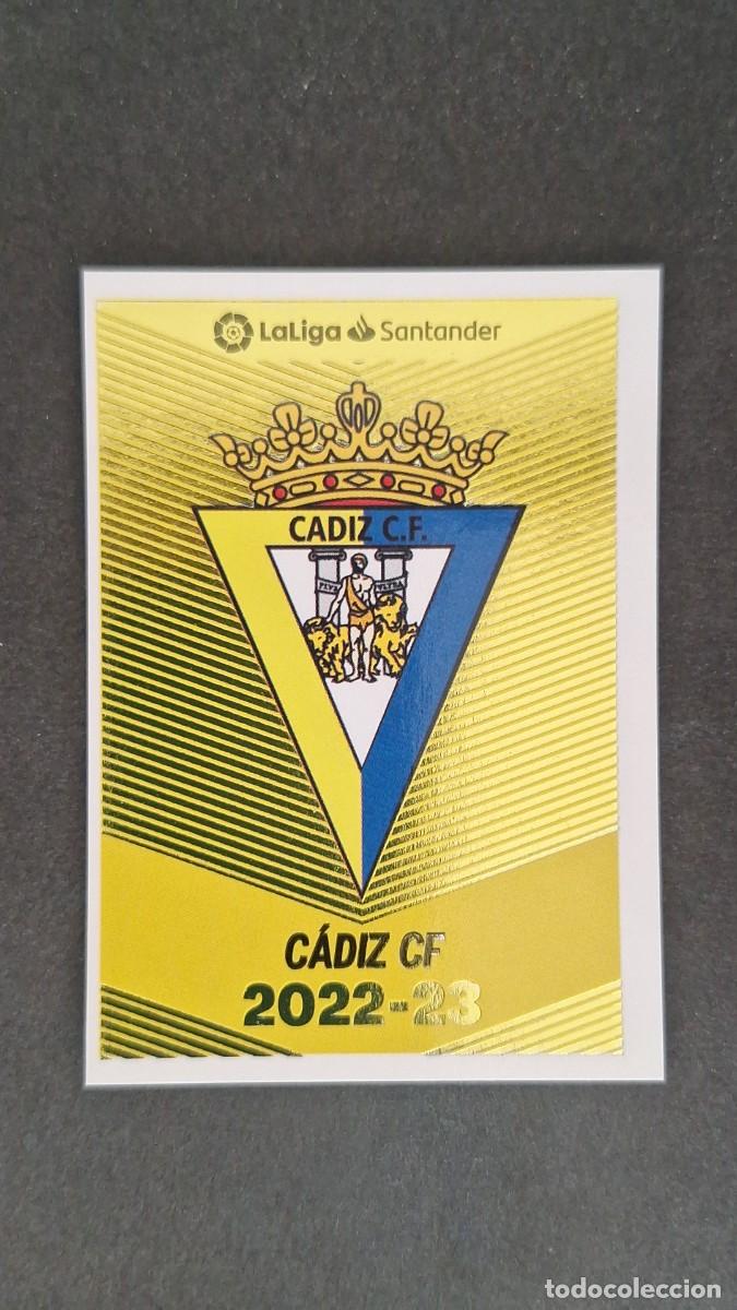 Cartes &agrave; collectionner de Football: L1 ESCUDO CADIZ C. F. LIGA ESTE 2022 2023 22 23 NUNCA PEGADO SIN PEGAR