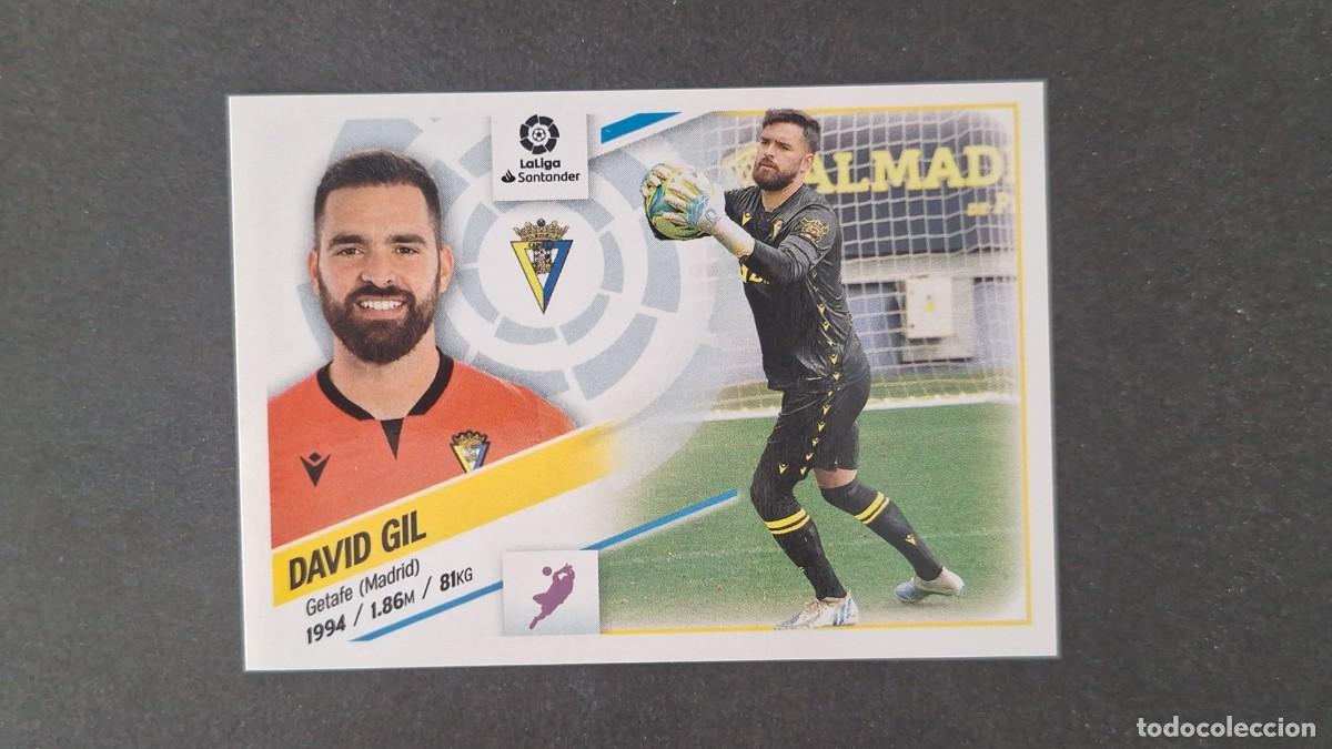 Figurine di Calcio: L1 DAVID GIL CADIZ C. F. LIGA ESTE 2022 2023 22 23 NUNCA PEGADO SIN PEGAR
