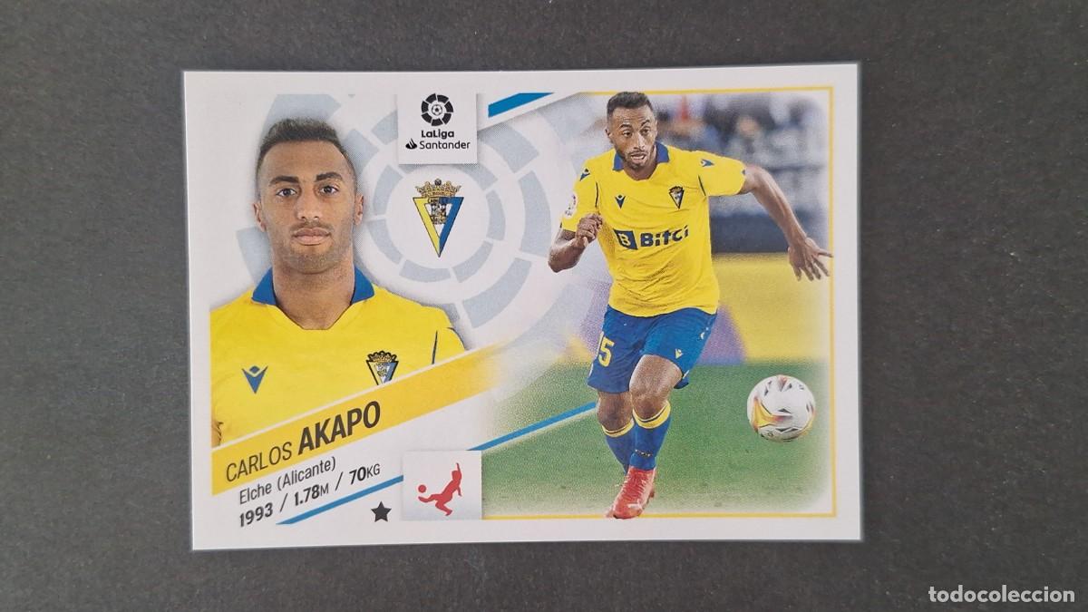 Figurine di Calcio: L1 AKAPO CADIZ C. F. LIGA ESTE 2022 2023 22 23 NUNCA PEGADO SIN PEGAR