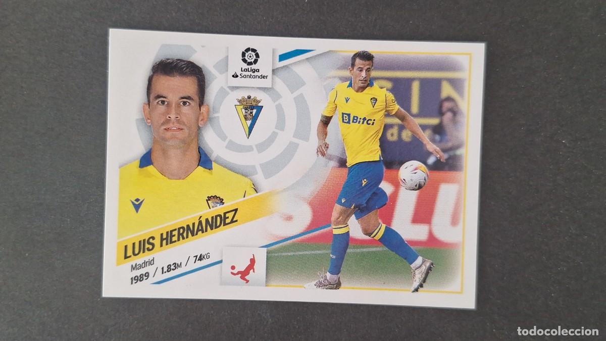 Fu&szlig;ball-Sticker: L1 LUIS HERNANDEZ CADIZ C. F. LIGA ESTE 2022 2023 22 23 NUNCA PEGADO SIN PEGAR