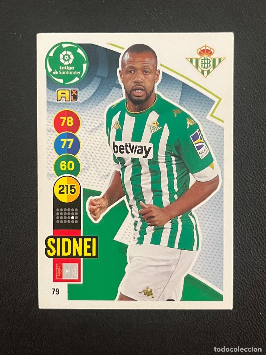 Fu&szlig;ball-Sticker: 79 SIDNEI REAL BETIS BALOMPI&Eacute; ADRENALYN 2020 2021 PANINI CROMO LA LIGA 20 21