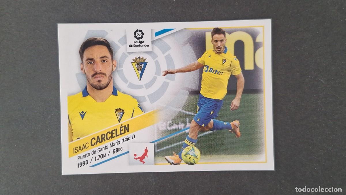 Fu&szlig;ball-Sticker: L1 CARCELEN CADIZ C. F. LIGA ESTE 2022 2023 22 23 NUNCA PEGADO SIN PEGAR
