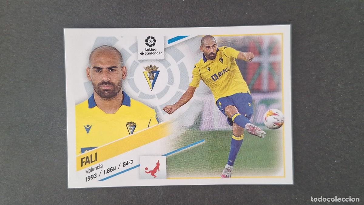 Fu&szlig;ball-Sticker: L1 FALI CADIZ C. F. LIGA ESTE 2022 2023 22 23 NUNCA PEGADO SIN PEGAR