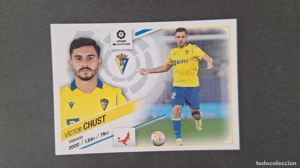 Fu&szlig;ball-Sticker: L1 CHUST CADIZ C. F. LIGA ESTE 2022 2023 22 23 NUNCA PEGADO SIN PEGAR