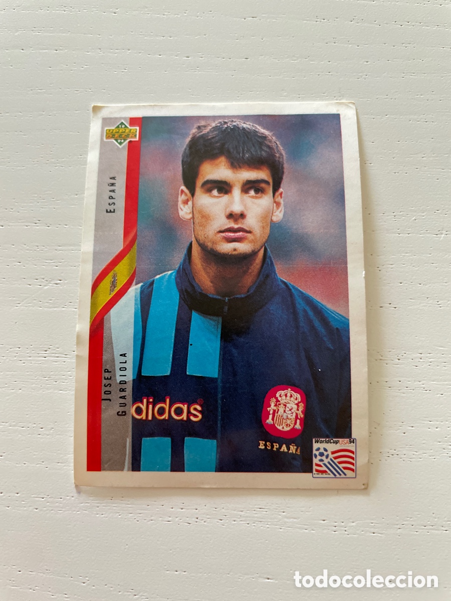 Football Stickers: WORLD CUP USA 94 cromo 134 GUARDIOLA sin pegar
