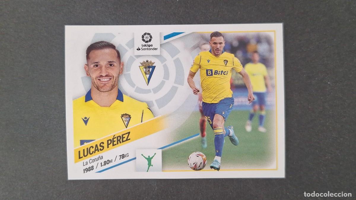 Fu&szlig;ball-Sticker: L1 LUCAS PEREZ CADIZ C. F. LIGA ESTE 2022 2023 22 23 NUNCA PEGADO SIN PEGAR
