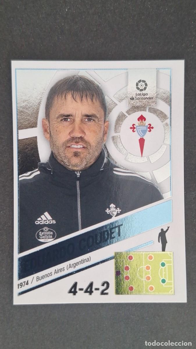 Cromos de f&uacute;tbol: L1 EDUARDO COUDET ENTRENADOR CELTA DE VIGO LIGA ESTE 2022 2023 22 23 NUNCA PEGADO SIN PEGAR