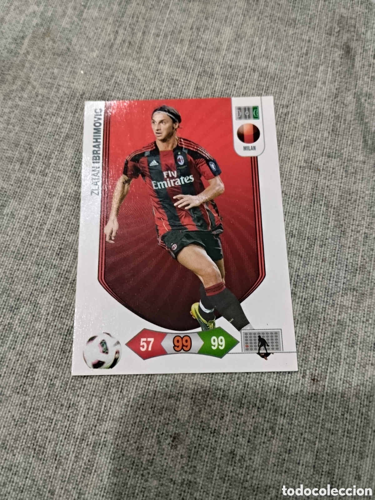 Cromos de f&uacute;tbol: ADRENALYN CALCIATORI 2010 11 ZLATAN IBRAHIMOVIC - MILAN