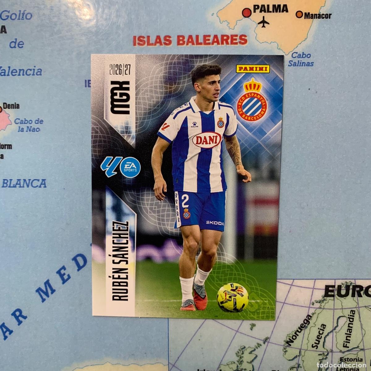 Cromos de f&uacute;tbol: Ruben S&aacute;nchez N&uacute;mero 167 del Espa&ntilde;ol megacracks 26-27 2026-2027