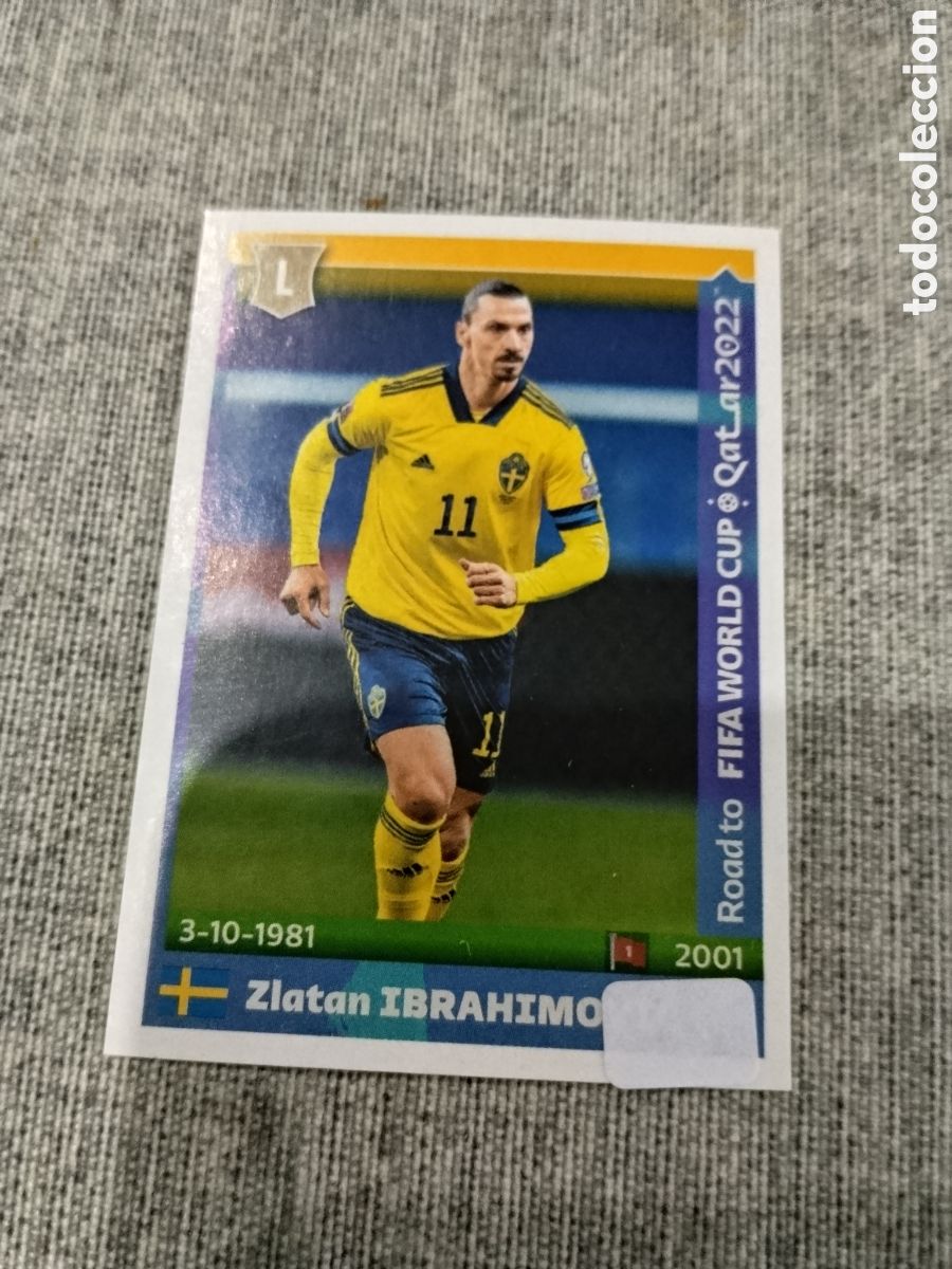 Cromos de f&uacute;tbol: ROAD TO FIFA WORLD CUP QATAR 2022 - ZLATAN IBRAHIMOVIC - SUECIA