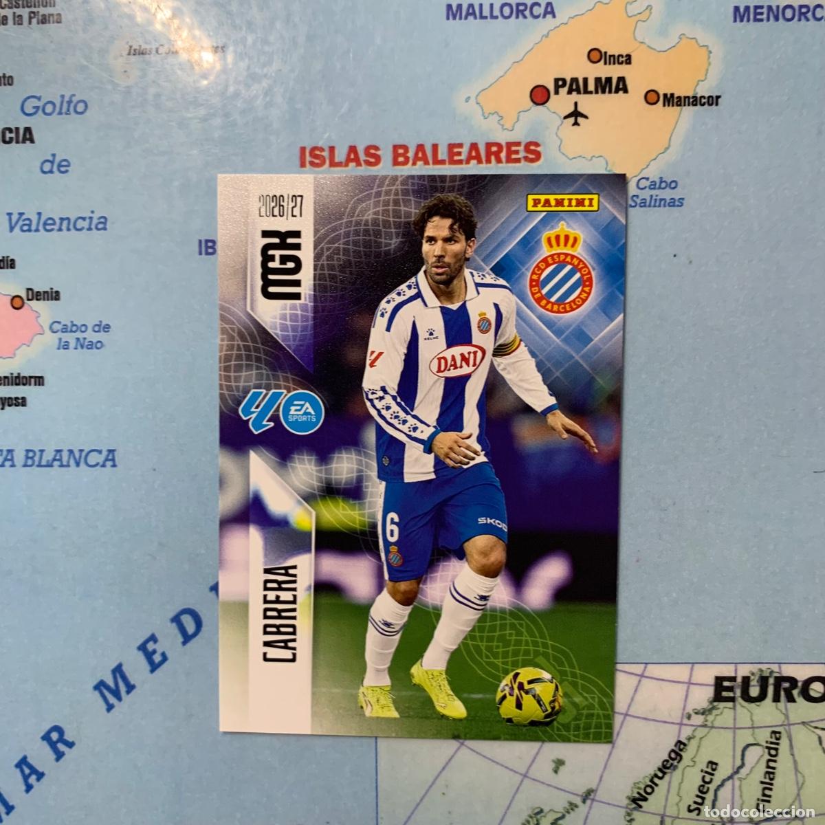 Cromos de f&uacute;tbol: Cabrera N&uacute;mero 169 del Espa&ntilde;ol megacracks 26-27 2026-2027