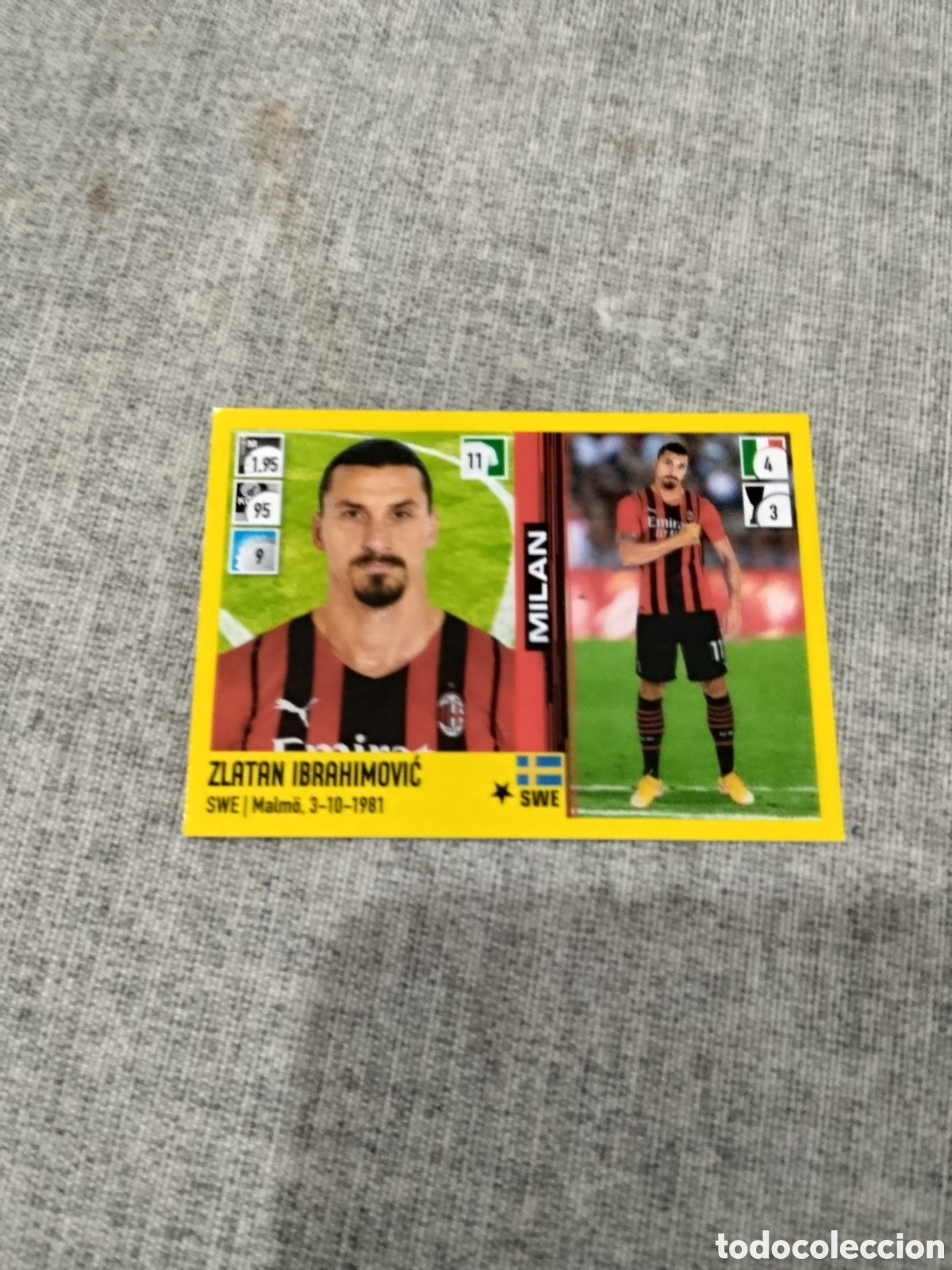 Cromos de f&uacute;tbol: PANINI CALCIATORI FIGURINE 2021-22 ZLATAN IBRAHIMOVIC - MILAN