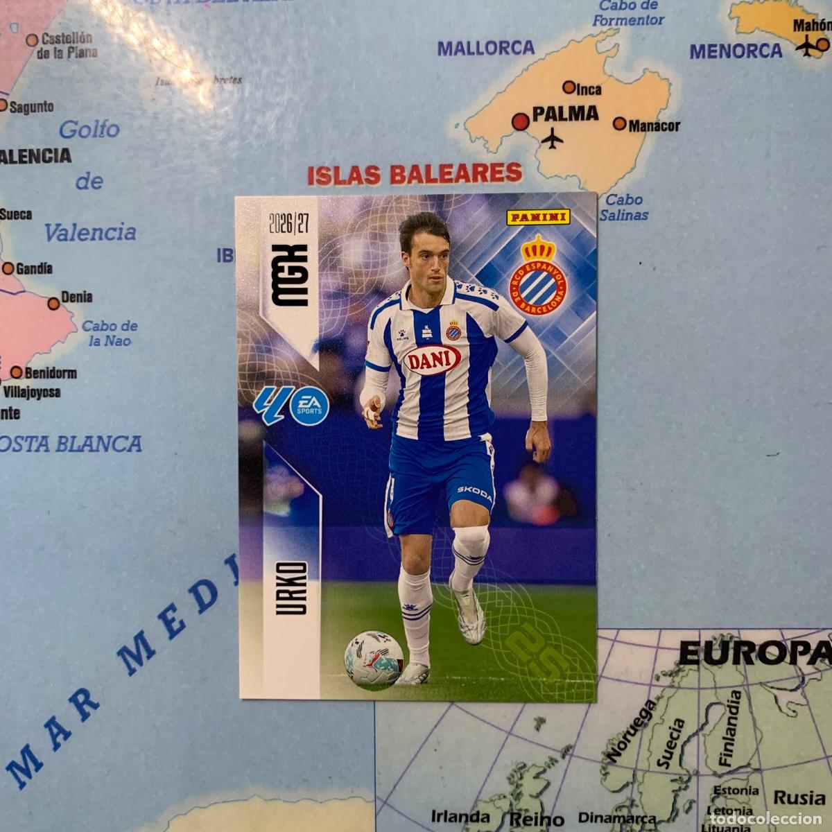Cromos de Futebol: Urko N&uacute;mero 172 del Espa&ntilde;ol megacracks 26-27 2026-2027