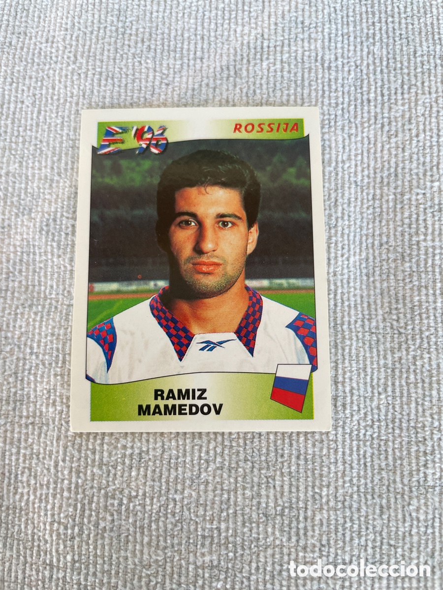 Football Stickers: EUROPA 96 cromo 260 RAMIZ MAMEDOV sin pegar