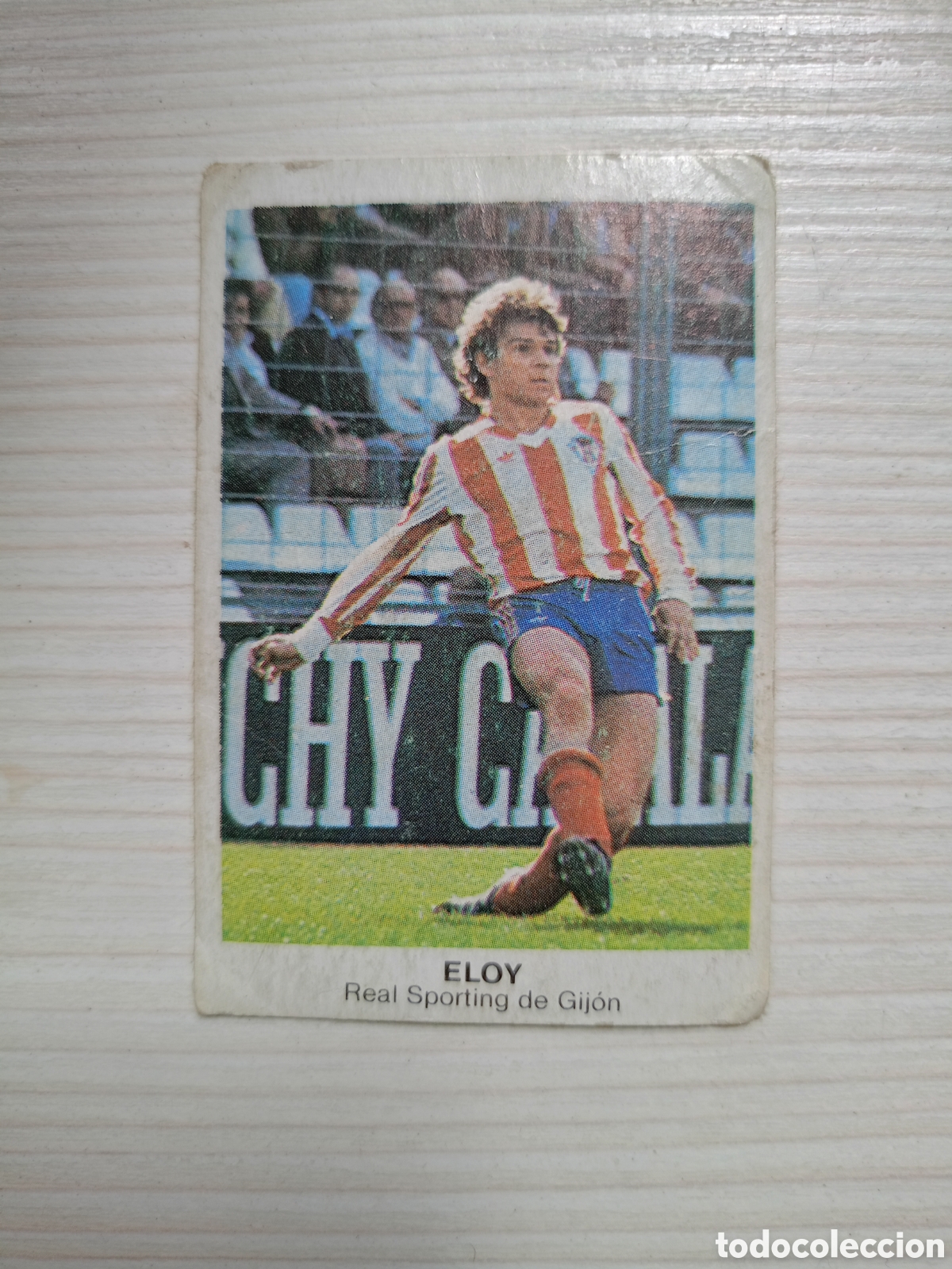 Fu&szlig;ball-Sticker: ELOY SPORTING GIJON CANO 1983 1984 CROMO FUTBOL 83 84 LIGA sin pegar