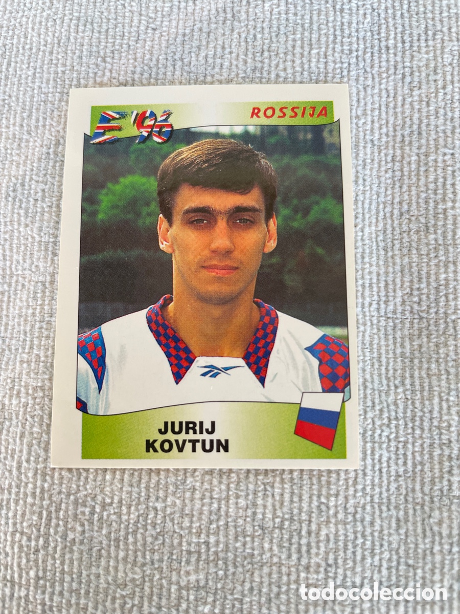 Fu&szlig;ball-Sticker: EUROPA 96 cromo 258 JURIC KOVTUN sin pegar