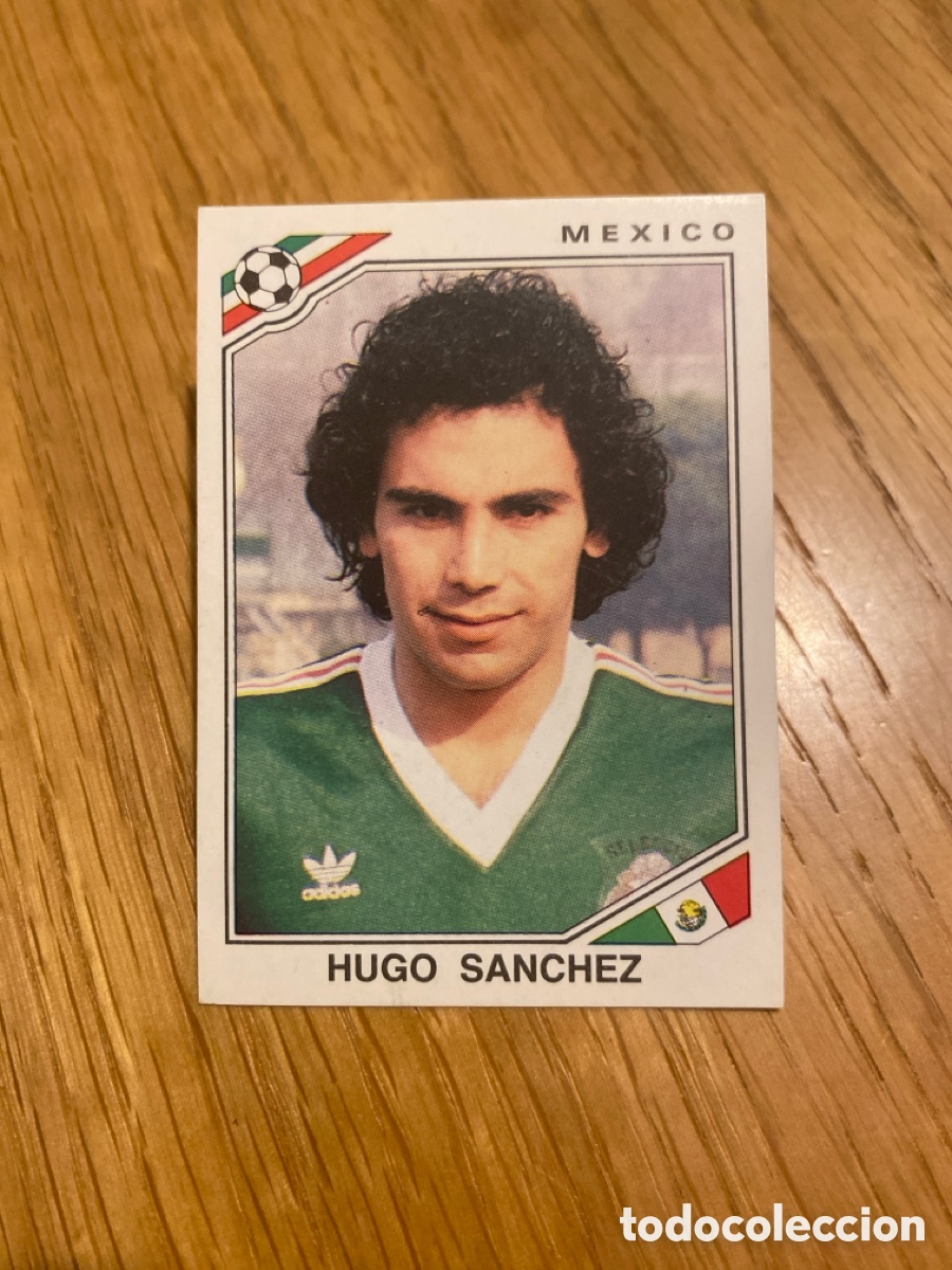 Fu&szlig;ball-Sticker: Cromo panini mundial Mexico 86 n&uacute;mero 124 Hugo Sanchez - Sticker album world cup 1986