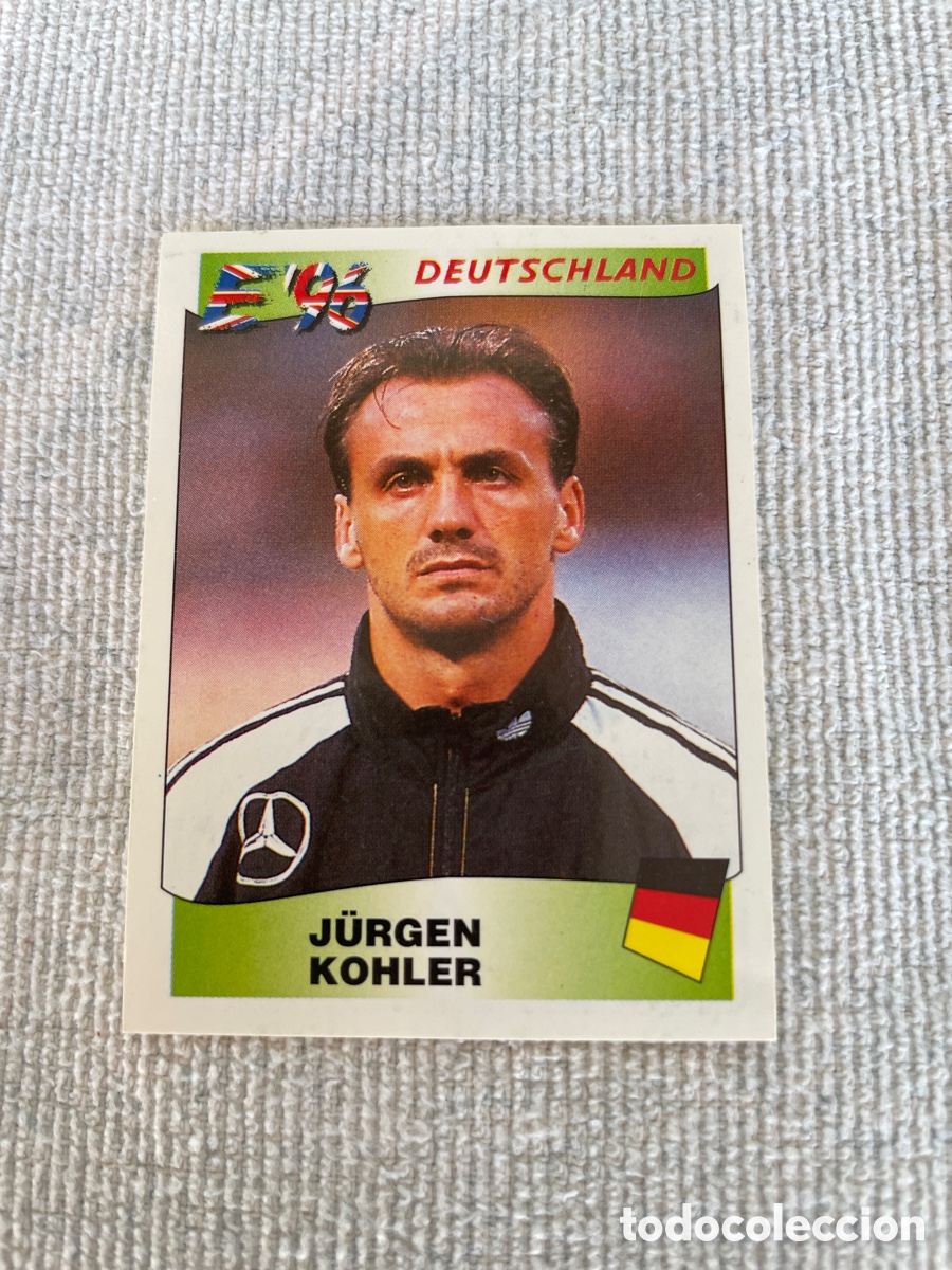 Football Stickers: EUROPA 96 cromo 200 JURGEN KOHLER sin pegar