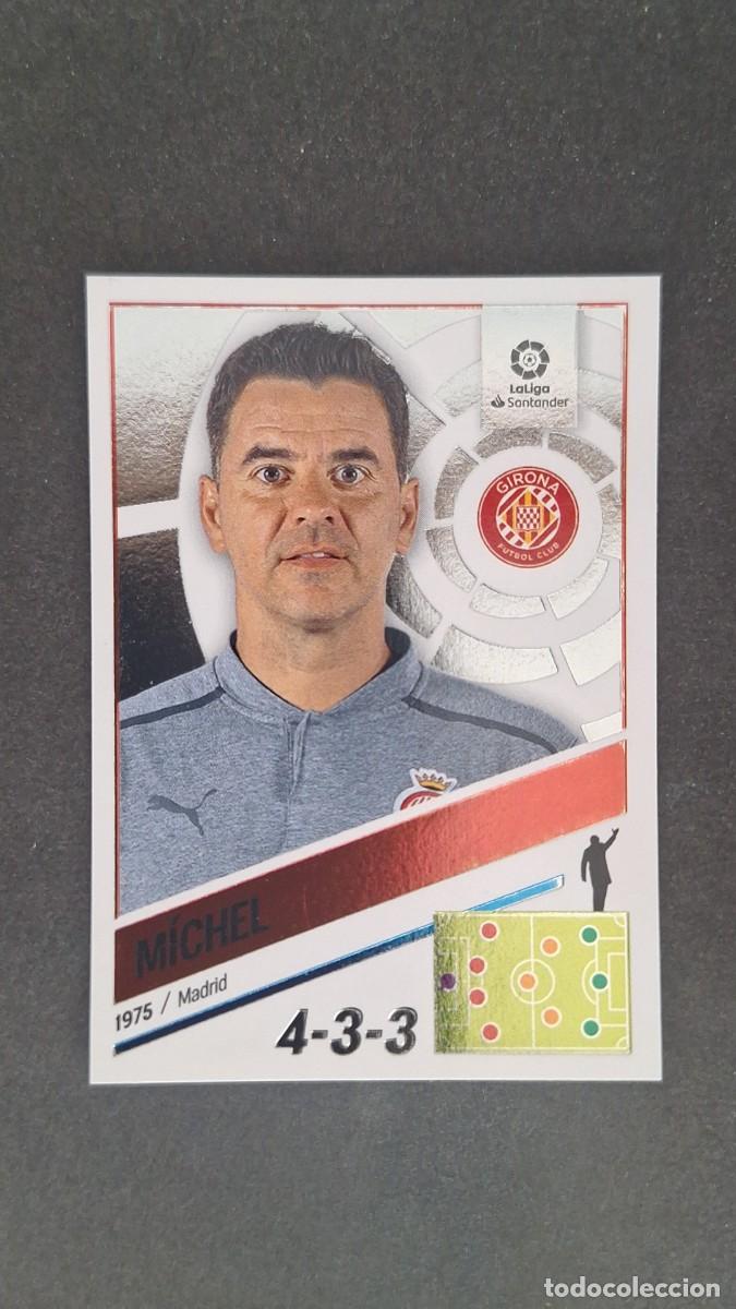 Football Stickers: L1 MICHEL ENTRENADOR GIRONA F. C. LIGA ESTE 2022 2023 22 23 NUNCA PEGADO SIN PEGAR