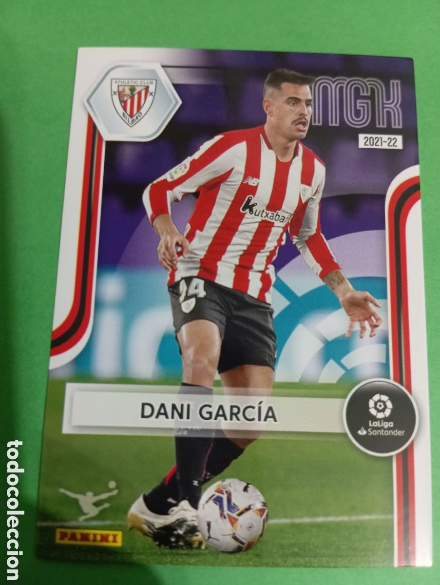 Cromos de f&uacute;tbol: Dani Garc&iacute;a Athletic de Bilbao n&deg;28 / PANINI MEGACRACKS 2021/2022