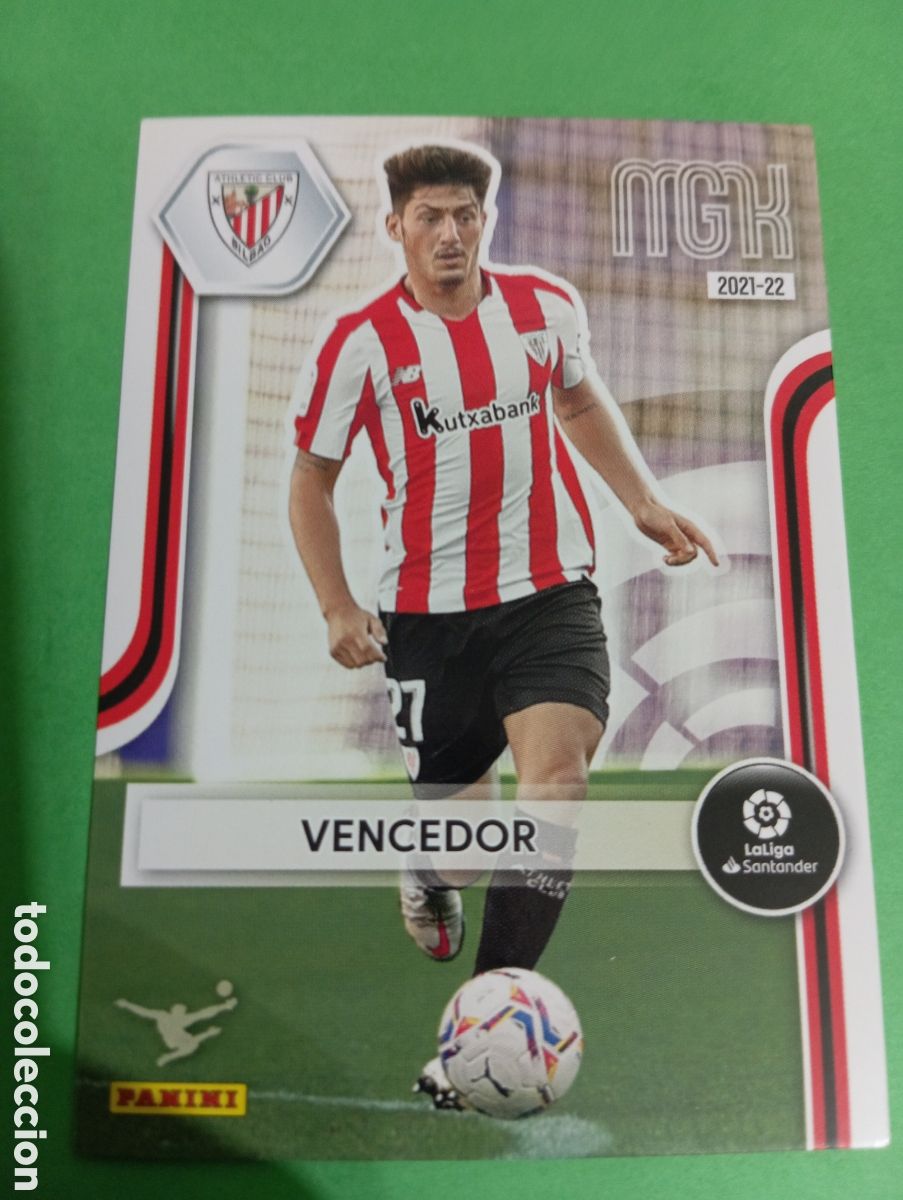 Cromos de f&uacute;tbol: Vencedor Athletic de Bilbao n&deg;30 / PANINI MEGACRACKS 2021/2022