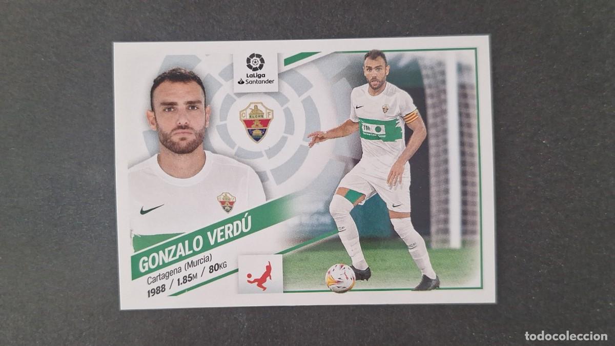 Cromos de f&uacute;tbol: L1 GONZALO VERDU ELCHE C. F. LIGA ESTE 2022 2023 22 23 NUNCA PEGADO SIN PEGAR