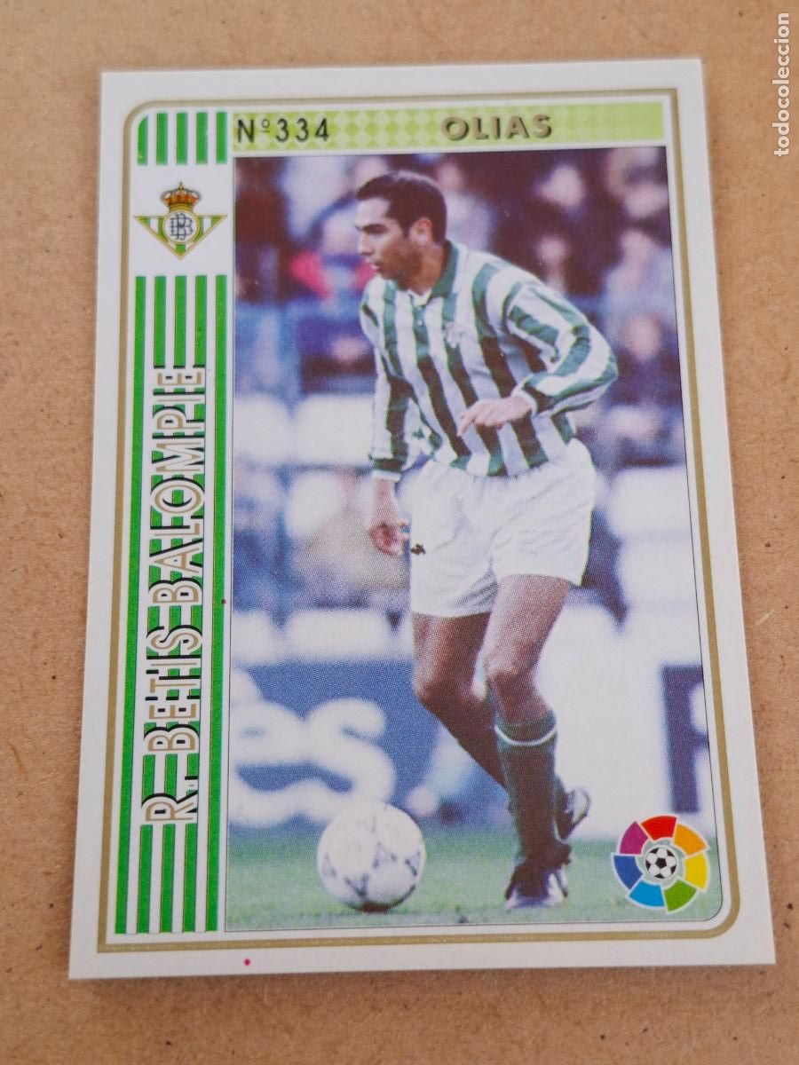 Cromos de f&uacute;tbol: MUNDICROMO 94 95 1994 1995 - 334 OLIAS - REAL BETIS