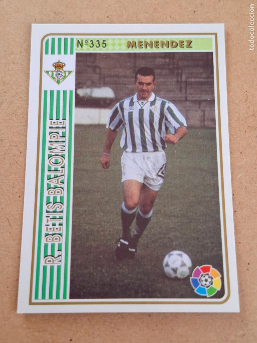 Cromos de f&uacute;tbol: MUNDICROMO 94 95 1994 1995 - 335 MEN&Eacute;NDEZ - REAL BETIS