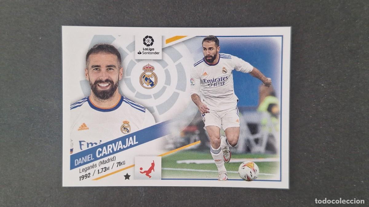 Cromos de f&uacute;tbol: L1 CARVAJAL REAL MADRID LIGA ESTE 2022 2023 22 23 NUNCA PEGADO SIN PEGAR