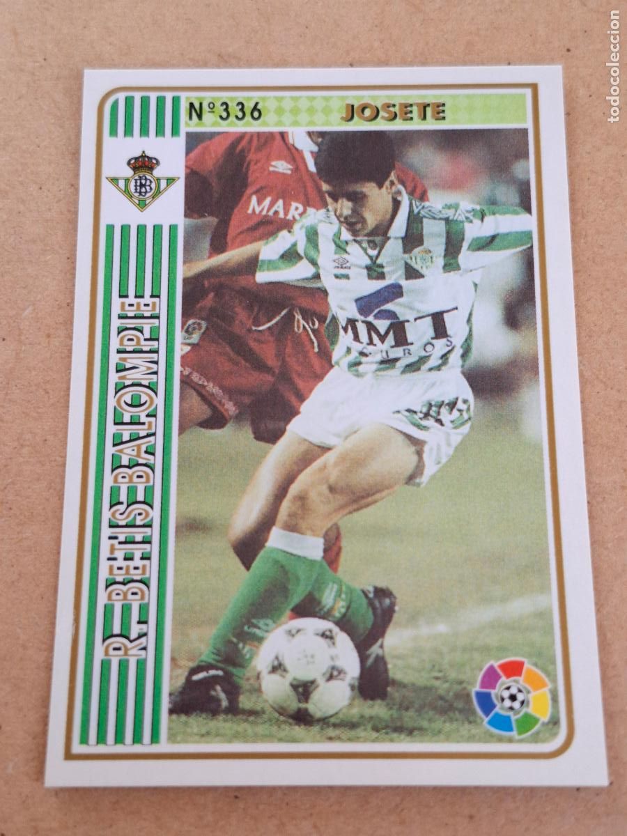 Cromos de f&uacute;tbol: MUNDICROMO 94 95 1994 1995 - 336 JOSETE - REAL BETIS