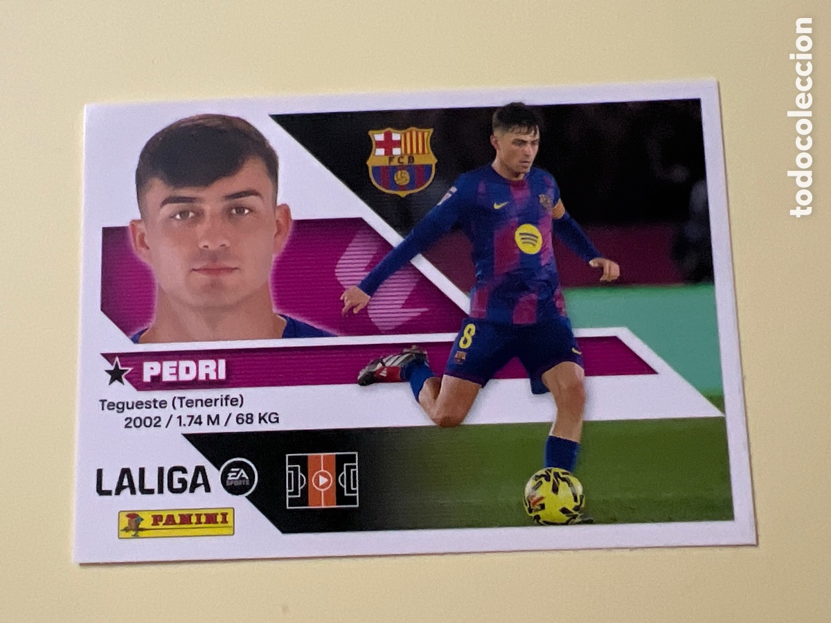 Cromos de f&uacute;tbol: C5468. 15 PEDRI - FC. Barcelona cromo liga este 26-27 2026-2027
