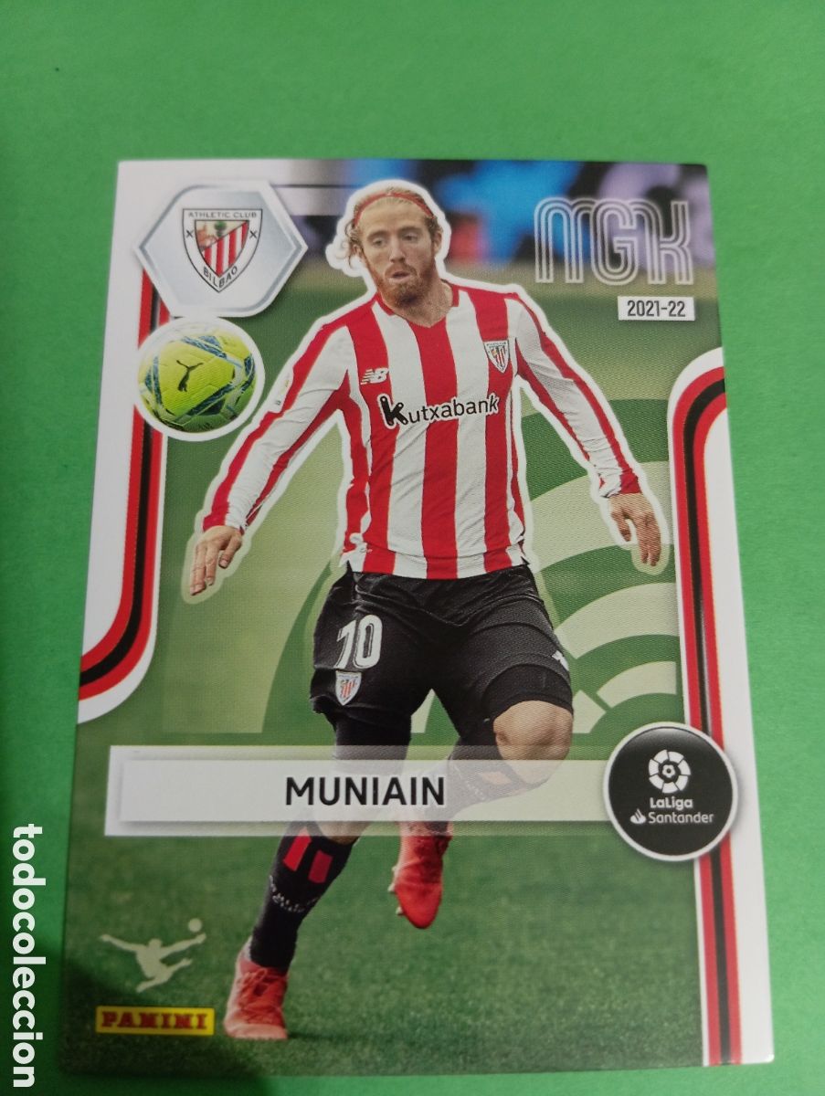 Cromos de f&uacute;tbol: Muniain Athletic de Bilbao n&deg;33 / PANINI MEGACRACKS 2021/2022