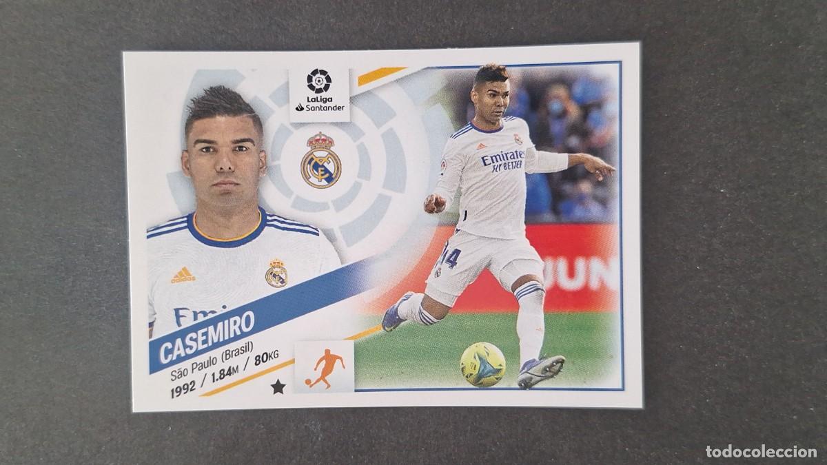Cromos de f&uacute;tbol: L1 CASEMIRO REAL MADRID LIGA ESTE 2022 2023 22 23 NUNCA PEGADO SIN PEGAR