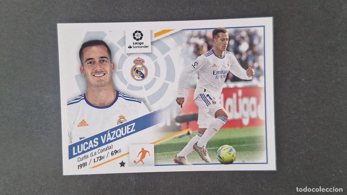 Cromos de f&uacute;tbol: L1 LUCAS VAZQUEZ REAL MADRID LIGA ESTE 2022 2023 22 23 NUNCA PEGADO SIN PEGAR