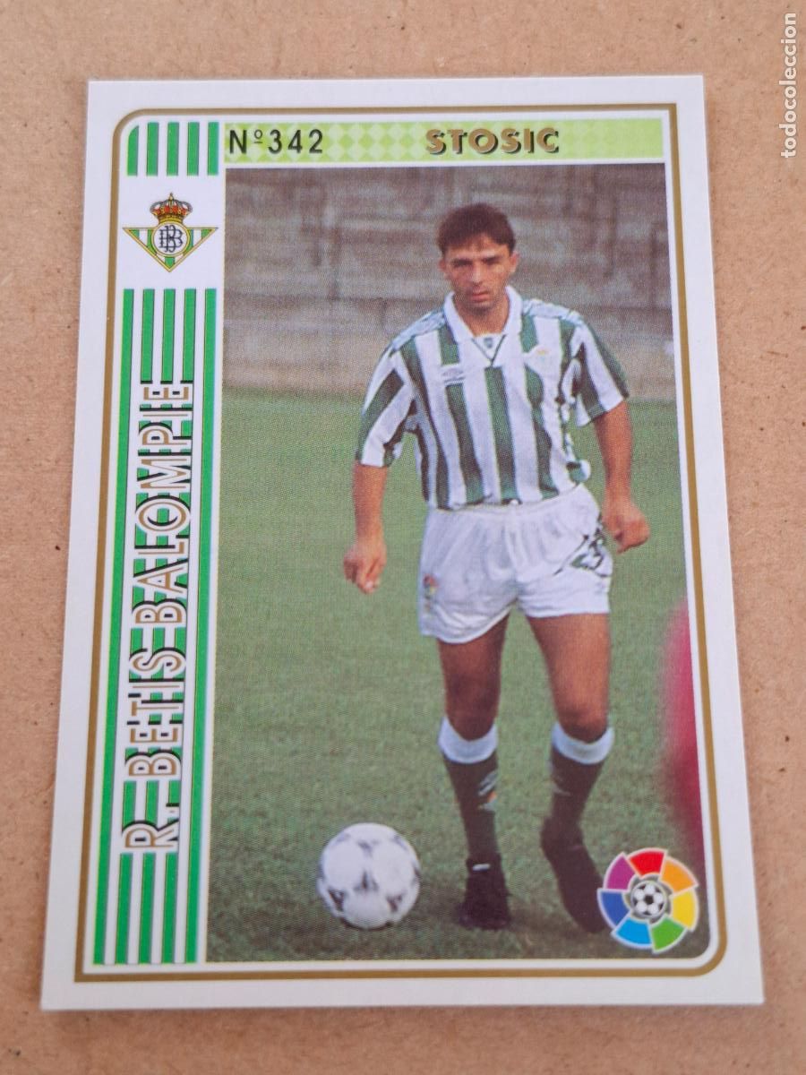 Cromos de f&uacute;tbol: MUNDICROMO 94 95 1994 1995 - 342 STOSIC - REAL BETIS