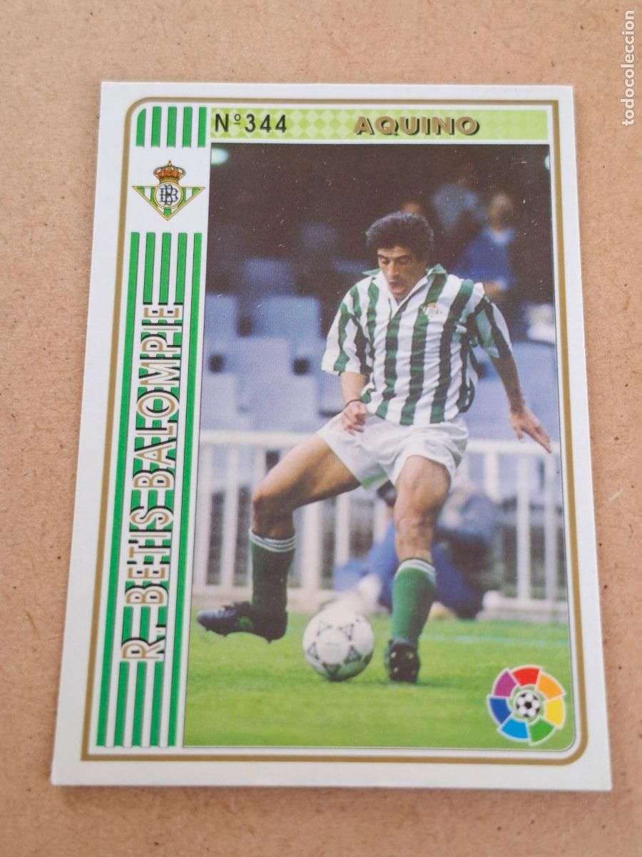 Cromos de f&uacute;tbol: MUNDICROMO 94 95 1994 1995 - 344 AQUINO - REAL BETIS