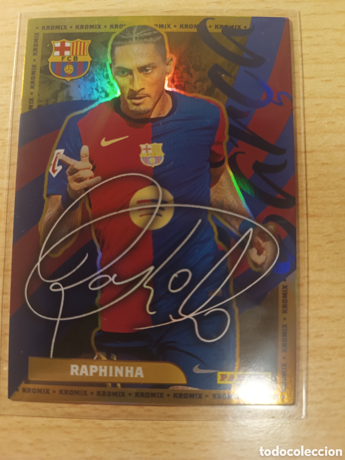 Cromos de f&uacute;tbol: K45 RAPHINHA KROMIX 45 FC BARCELONA PANINI CLUB 2024 2025 PANINI 24 25