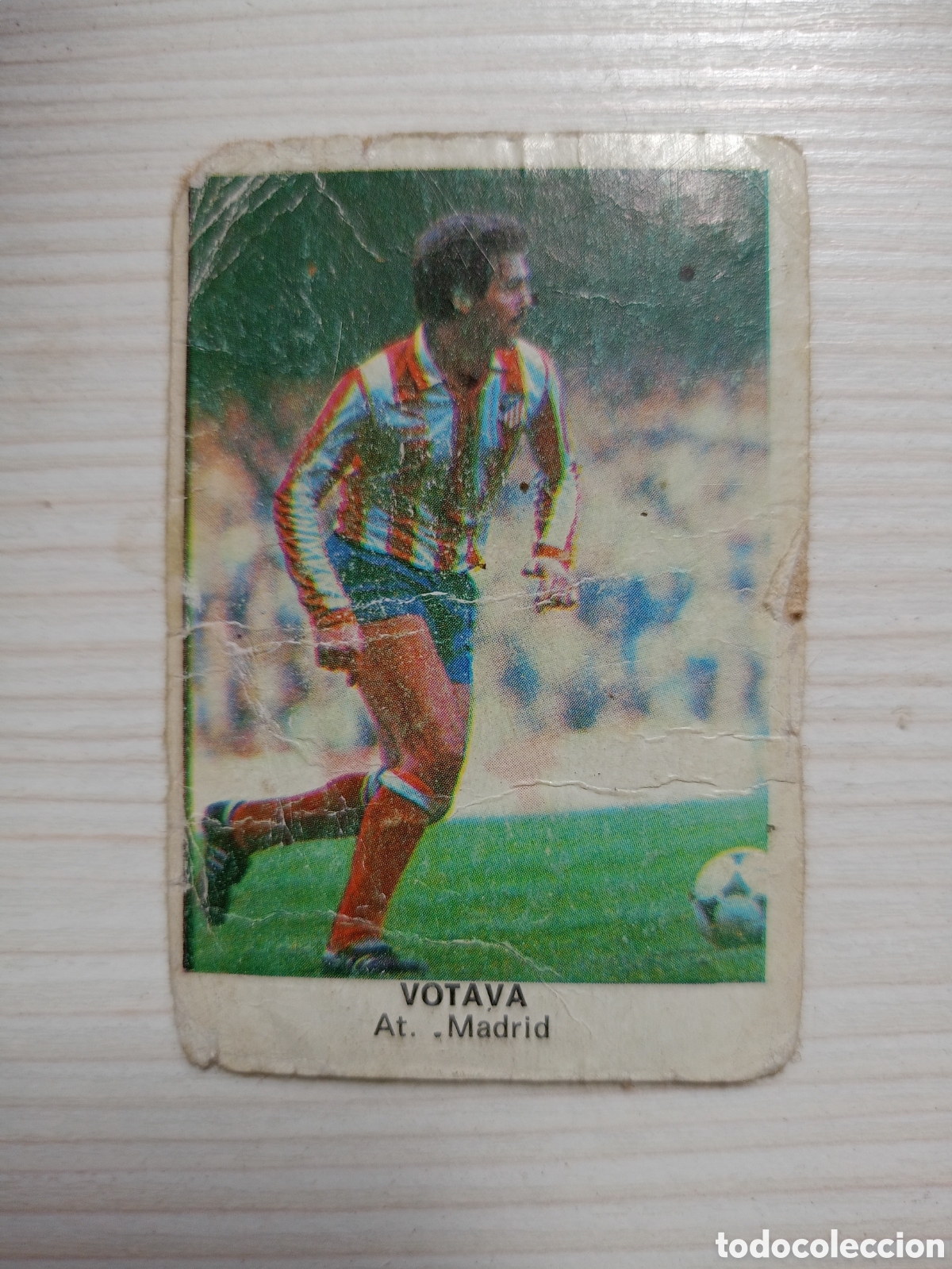 Cromos de Futebol: CANO FUTBOL 84 VOTAVA ATLETICO DE MADRID NO PEGADO