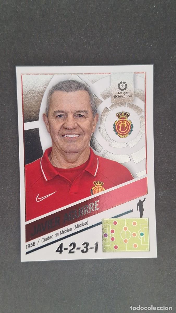 Fu&szlig;ball-Sticker: L1 JAVIER AGUIRRE ENTRENADOR R. C. D. MALLORCA LIGA ESTE 2022 2023 22 23 NUNCA PEGADO SIN PEGAR
