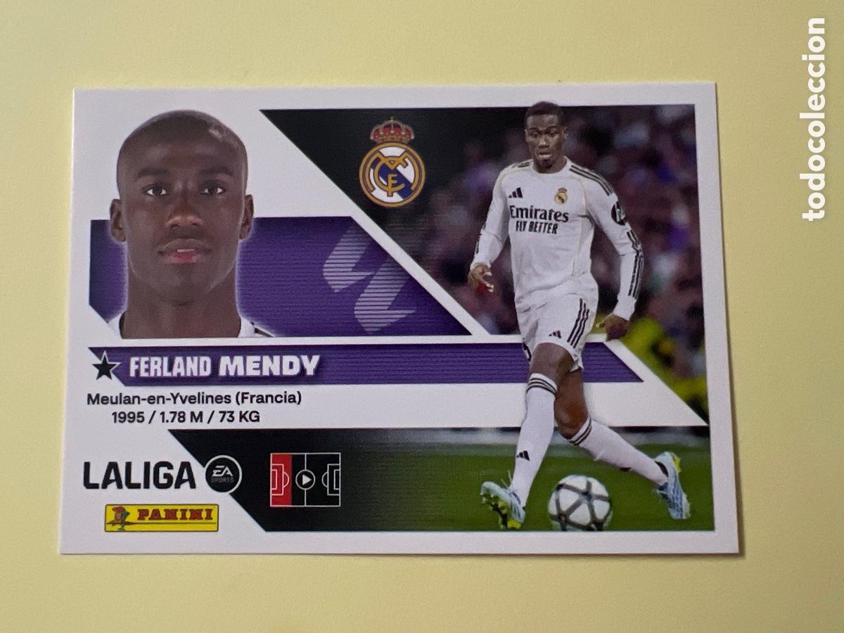 Figurine di Calcio: C5471. LIGA ESTE 2026 2027 26 27 NUEVO - REAL MADRID N&ordm; 10B MENDY