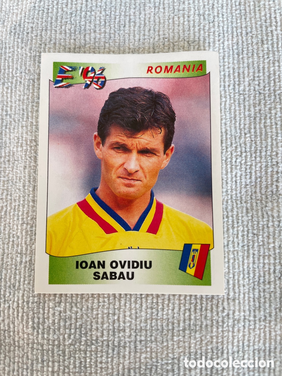 Fu&szlig;ball-Sticker: EUROPA 96 cromo 170 IOAN OVIDIU SABAU sin pegar